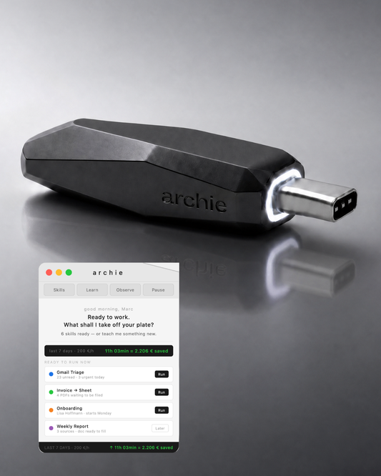 archie aluminium - solid 6061 aerospace-grade (12g)